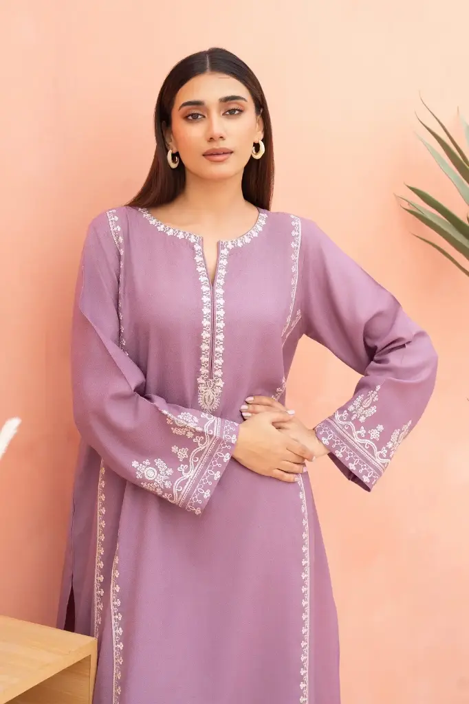 S1 612 lawn 2 pc embroidered